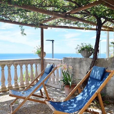 Villa Belvedere Amodeo - Terrace, Seaview, Wifi Conca dei Marini Ngoại thất bức ảnh