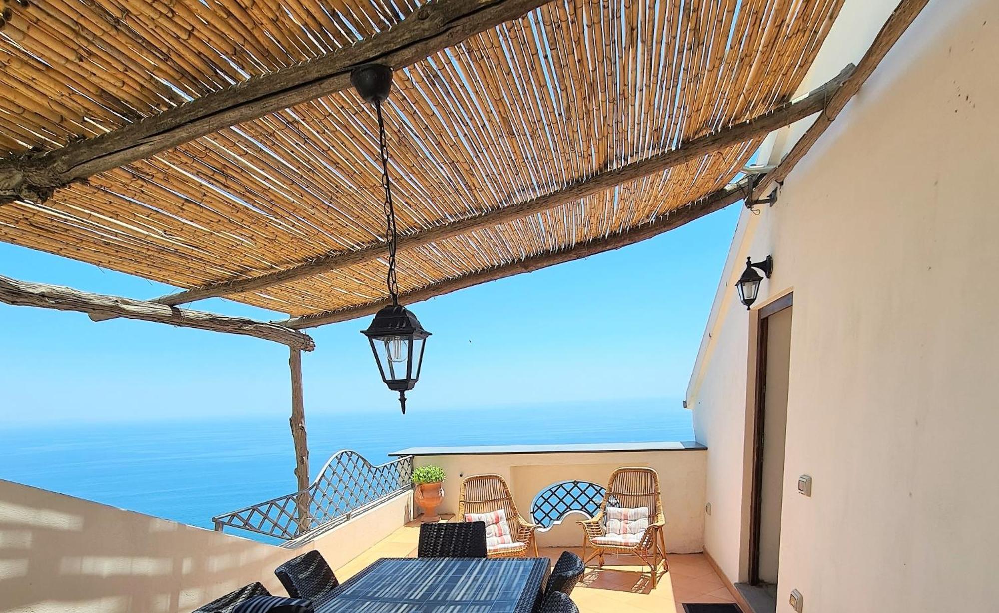 Villa Belvedere Amodeo - Terrace, Seaview, Wifi Conca dei Marini Ngoại thất bức ảnh