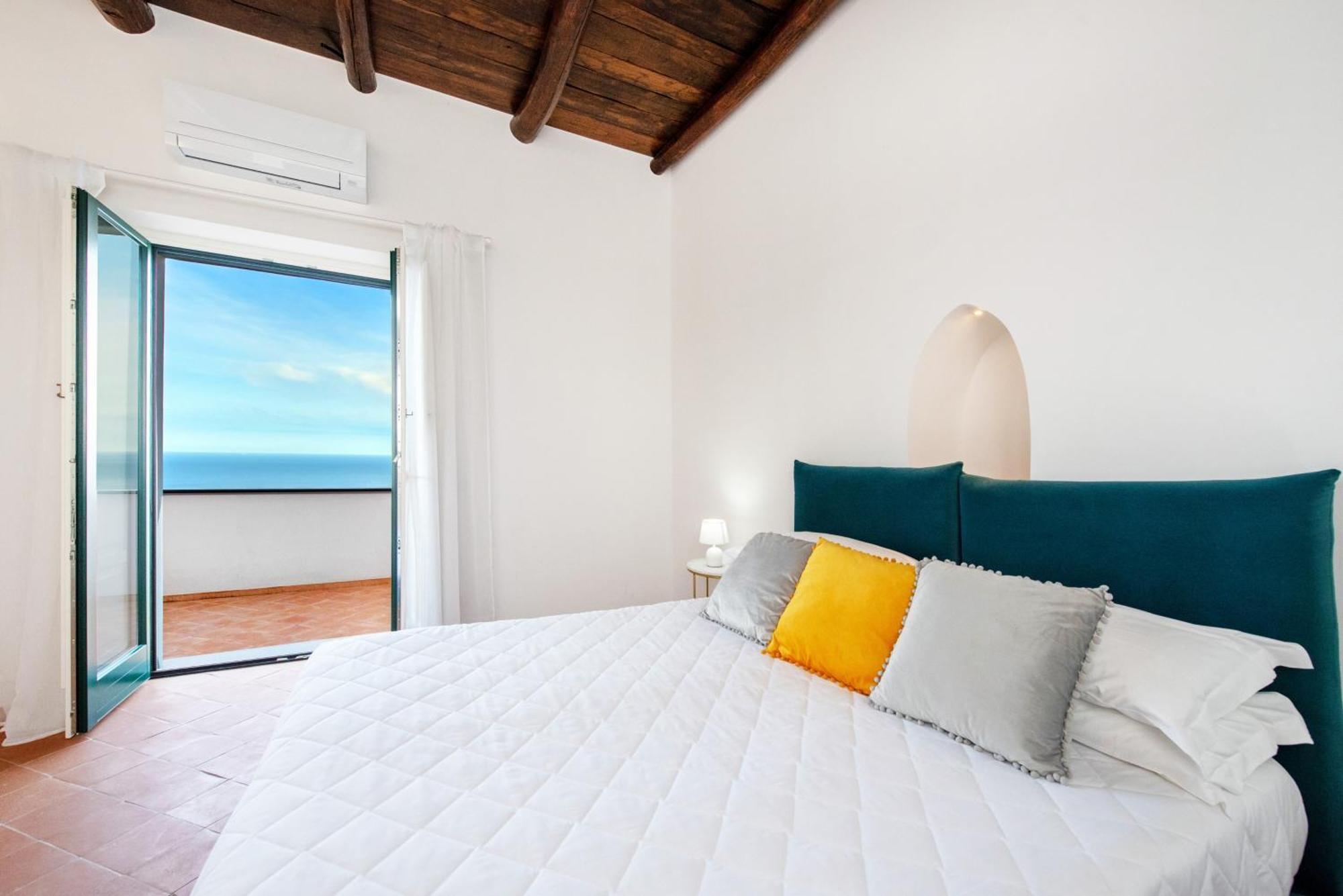 Villa Belvedere Amodeo - Terrace, Seaview, Wifi Conca dei Marini Ngoại thất bức ảnh