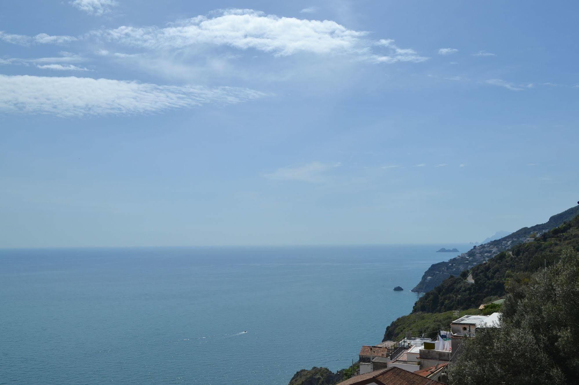 Villa Belvedere Amodeo - Terrace, Seaview, Wifi Conca dei Marini Ngoại thất bức ảnh